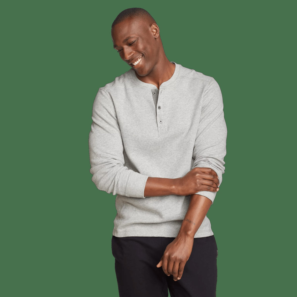 Men's Eddies Favorite Thermal Henley | Eddie Bauer