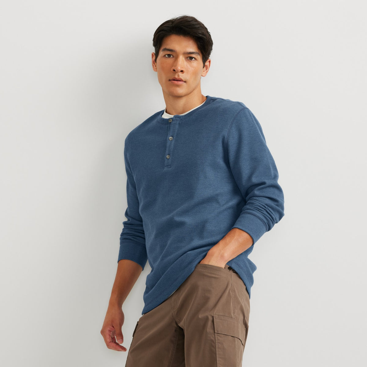 Men's Eddies Favorite Thermal Henley | Eddie Bauer
