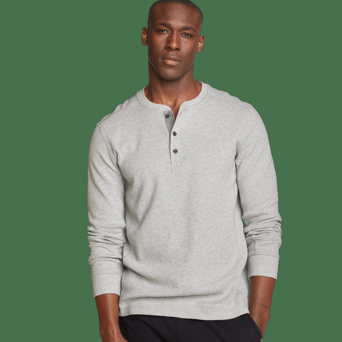 Men's Eddies Favorite Thermal Henley | Eddie Bauer