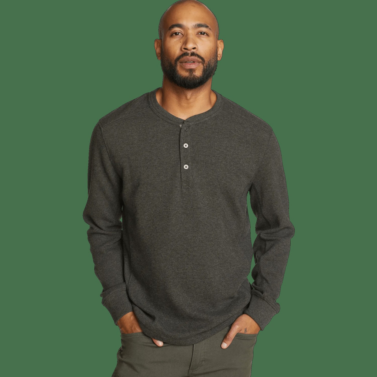Men's Eddies Favorite Thermal Henley | Eddie Bauer