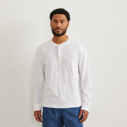 Men's LS Slub Jersey Henley | Eddie Bauer