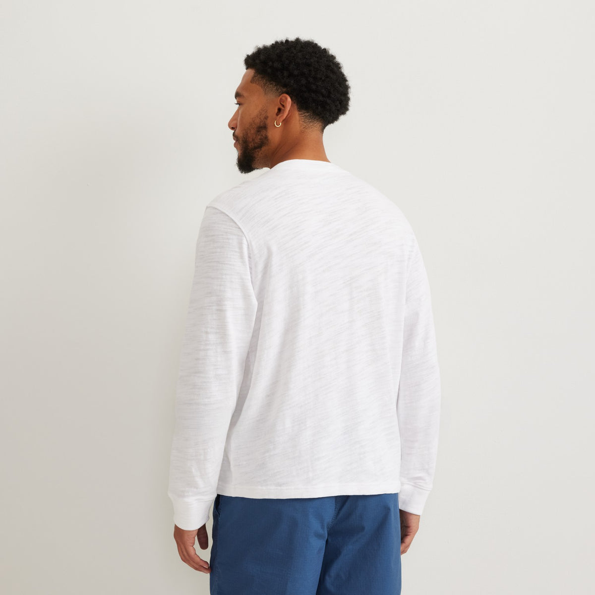 Men's LS Slub Jersey Henley | Eddie Bauer