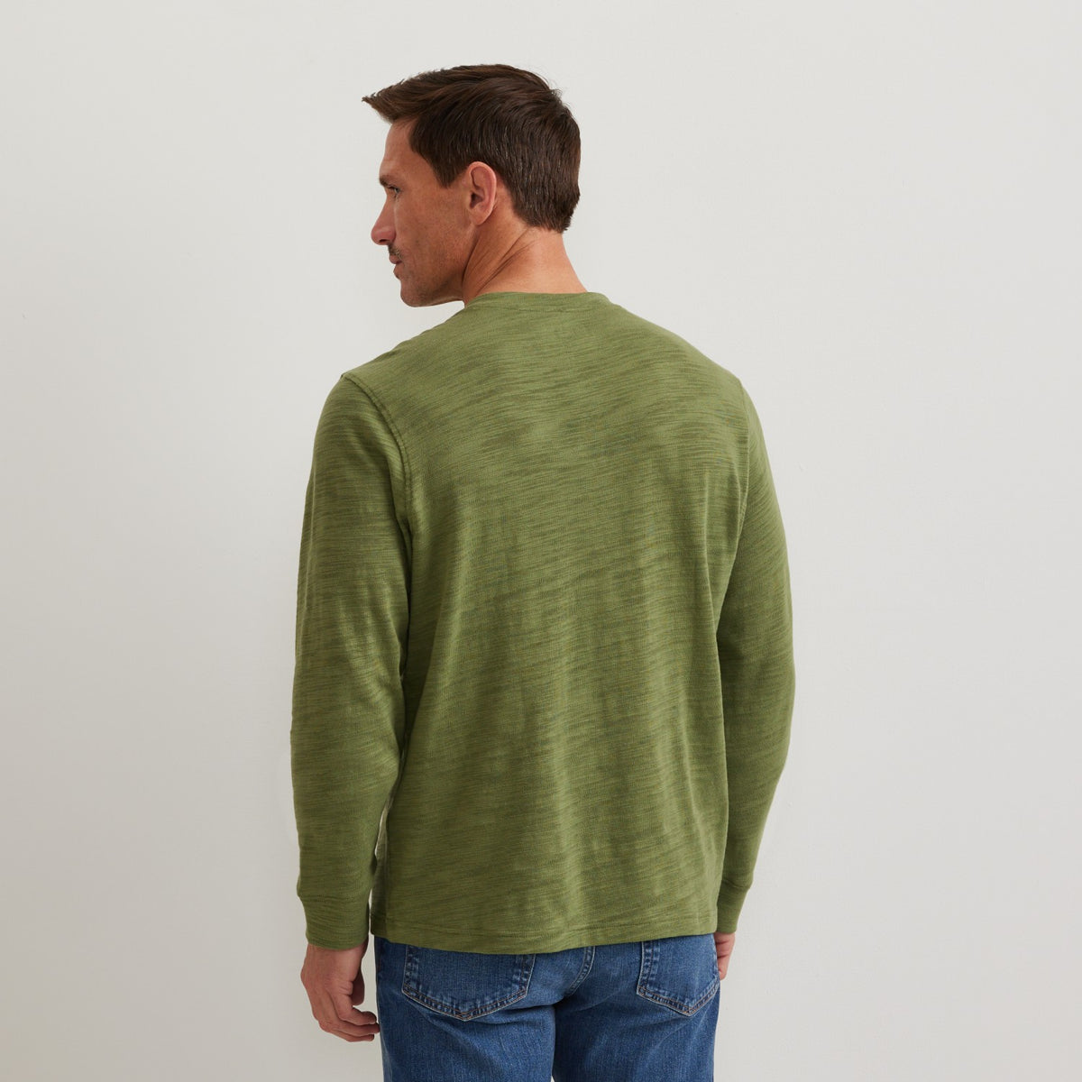 Men's LS Slub Jersey Henley | Eddie Bauer