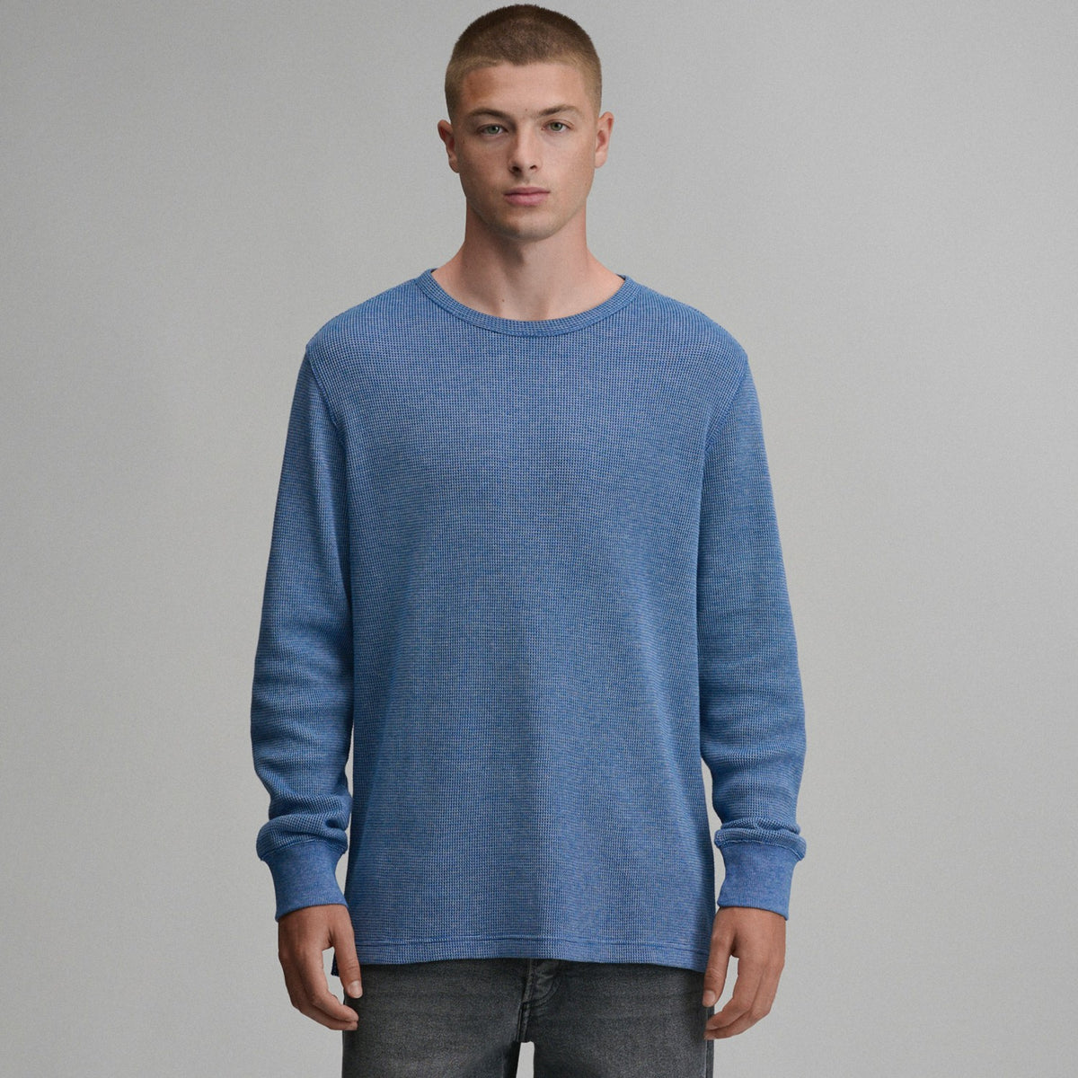 Men's Plaited Waffle Thermal Crew | Eddie Bauer