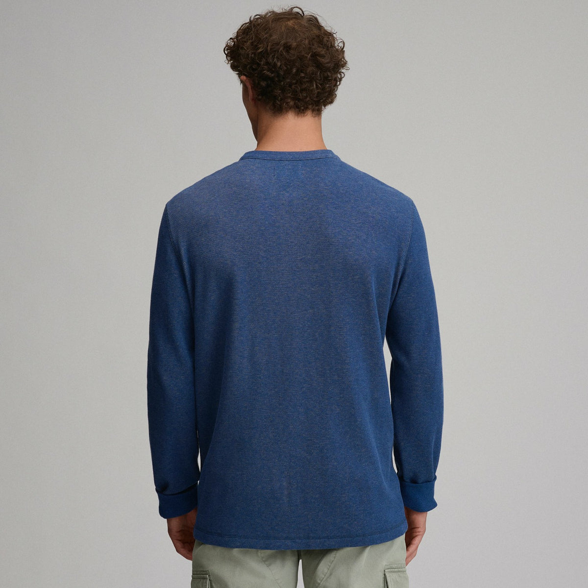 Men's Birds Eye Long-Sleeve Thermal Henley | Eddie Bauer