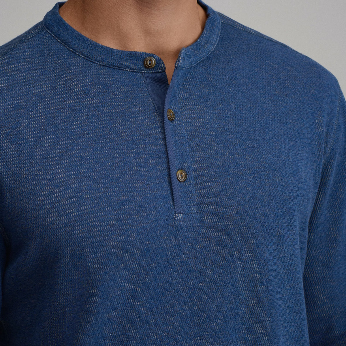 Men's Birds Eye Long-Sleeve Thermal Henley | Eddie Bauer