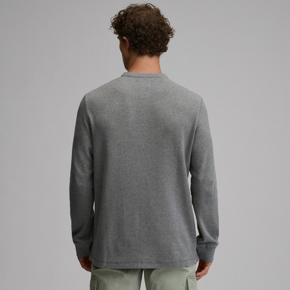 Men's Birds Eye Long-Sleeve Thermal Henley | Eddie Bauer