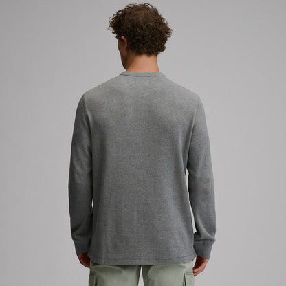 Men's Birds Eye Long-Sleeve Thermal Henley | Eddie Bauer