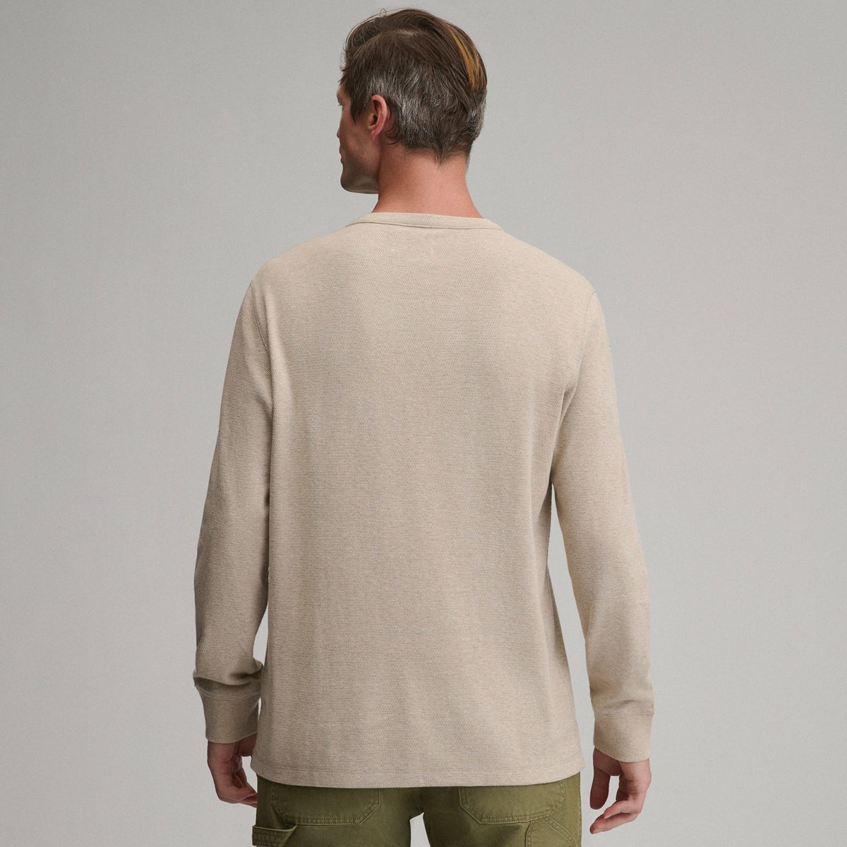Men's Birds Eye Long-Sleeve Thermal Henley | Eddie Bauer