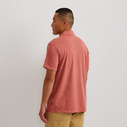 Men's SS Sunwashed Cotton Pocket Polo | Eddie Bauer