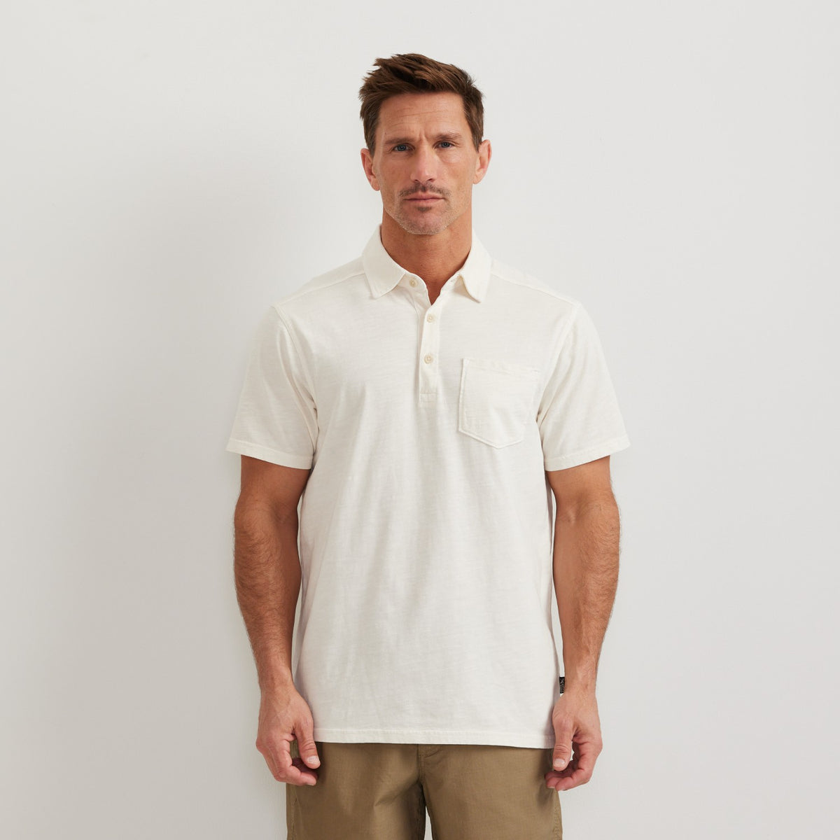 Men's SS Sunwashed Cotton Pocket Polo | Eddie Bauer
