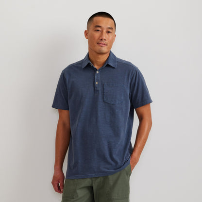 Men's SS Sunwashed Cotton Pocket Polo | Eddie Bauer