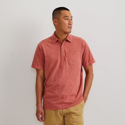 Men's SS Sunwashed Cotton Pocket Polo | Eddie Bauer