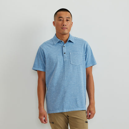Men's SS Sunwashed Cotton Pocket Polo | Eddie Bauer