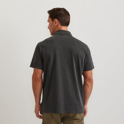 Men's SS Sunwashed Cotton Pocket Polo | Eddie Bauer
