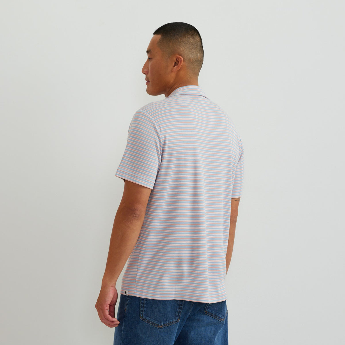 Men's SS Journey Modal Polo Stripe | Eddie Bauer