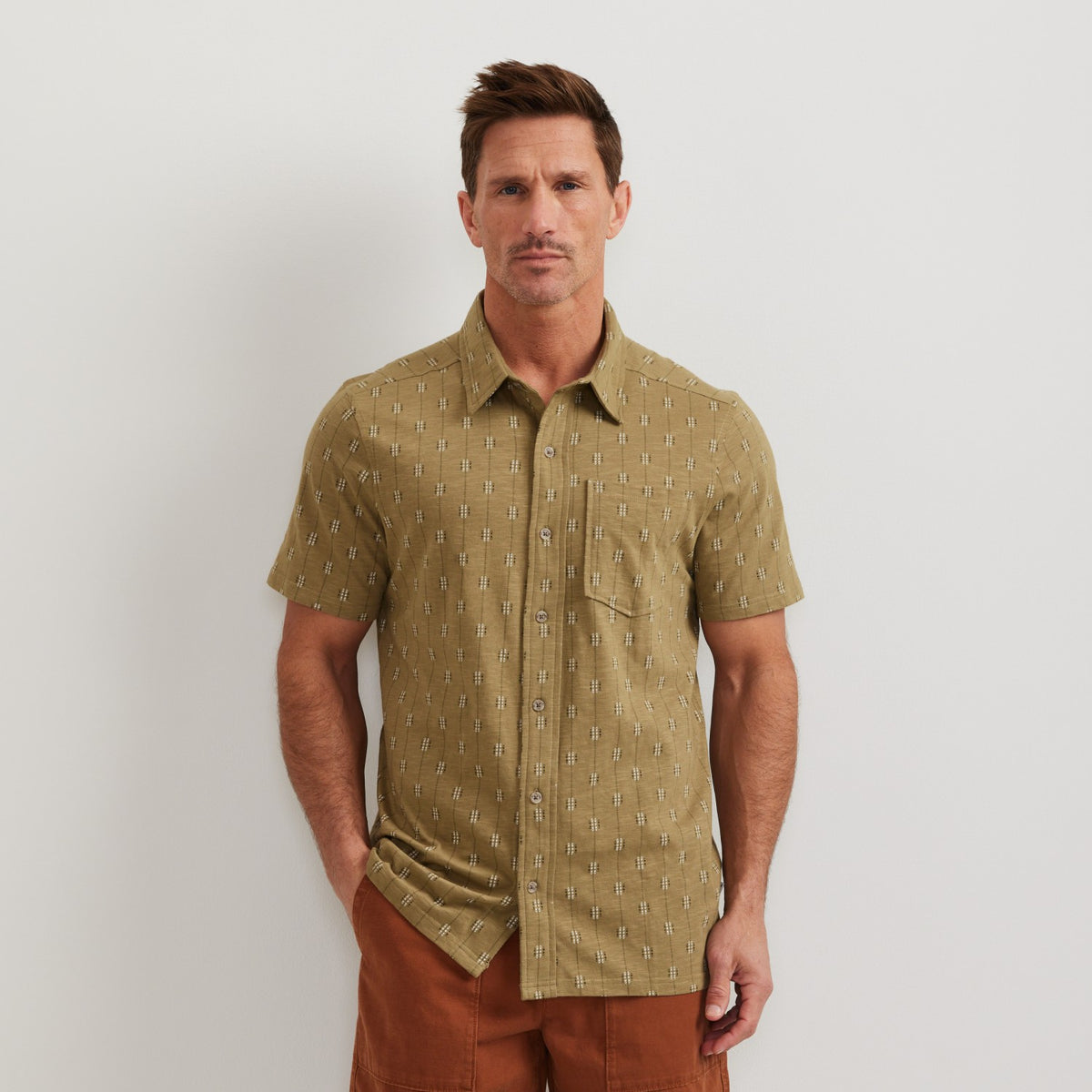 Men's SS New Baja Knit Button Up | Eddie Bauer