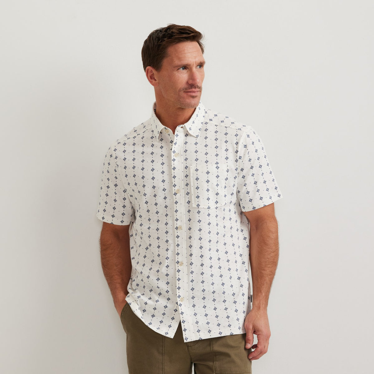 Men's SS New Baja Knit Button Up | Eddie Bauer