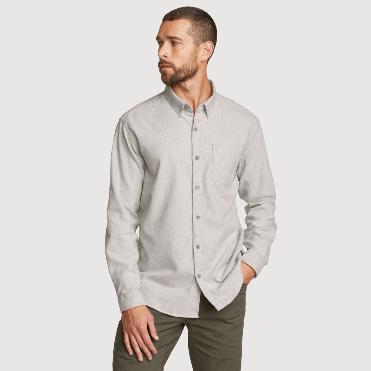 Men's LS Classic 1 Pocket Eddies Favoritef | Eddie Bauer