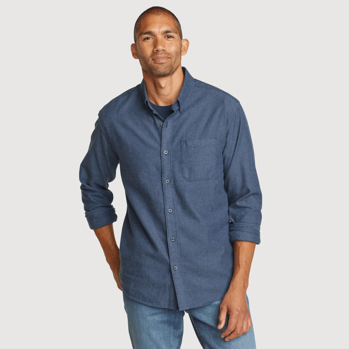 Men's LS Classic 1 Pocket Eddies Favoritef | Eddie Bauer