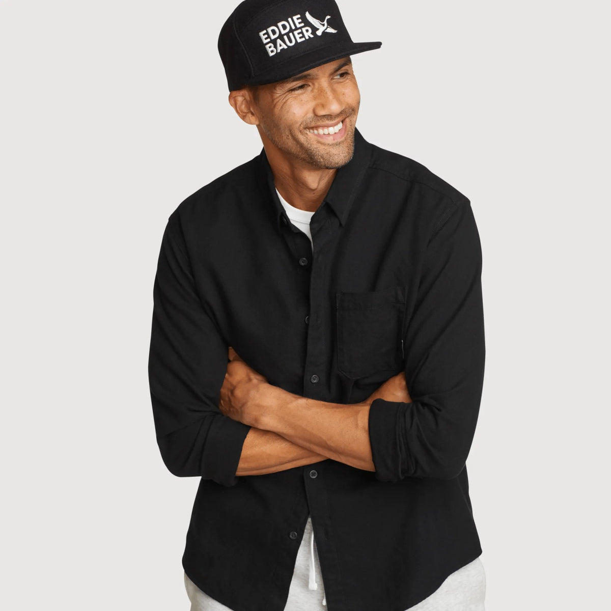 Men's LS Classic 1 Pocket Eddies Favoritef | Eddie Bauer