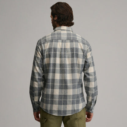 Men's Long-Sleeve Eddie's Cabin Shirt - Jaspe Flannel | Eddie Bauer