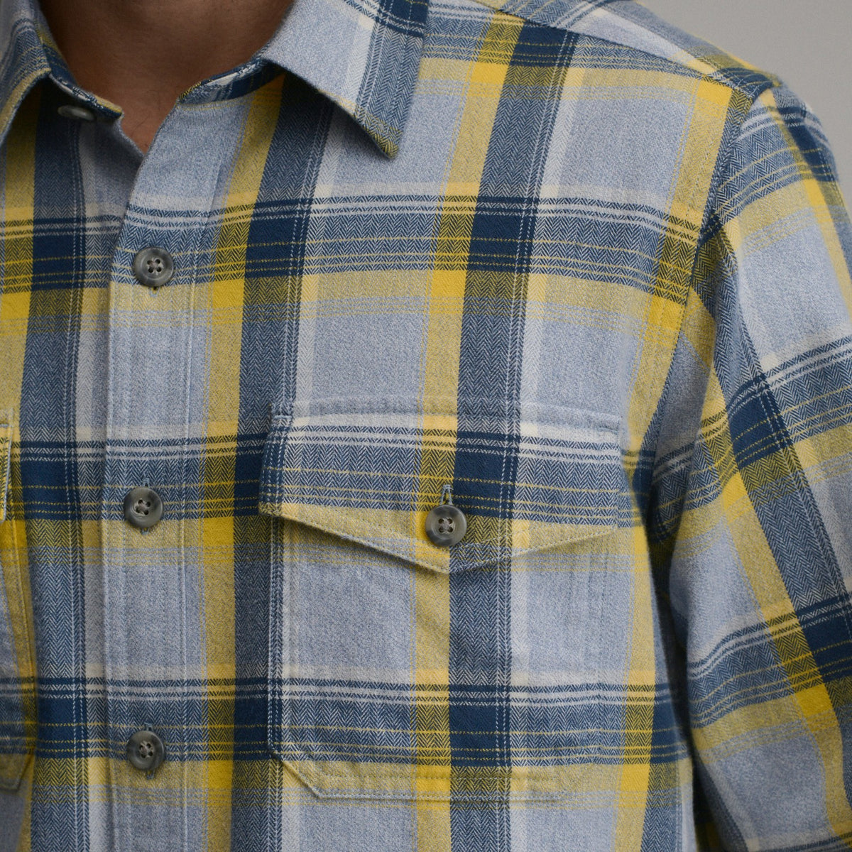 Men's Long-Sleeve Eddie's Cabin Shirt - Jaspe Flannel | Eddie Bauer