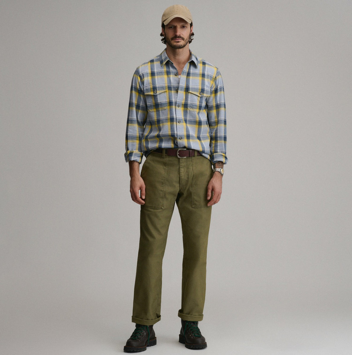 Men's Long-Sleeve Eddie's Cabin Shirt - Jaspe Flannel | Eddie Bauer
