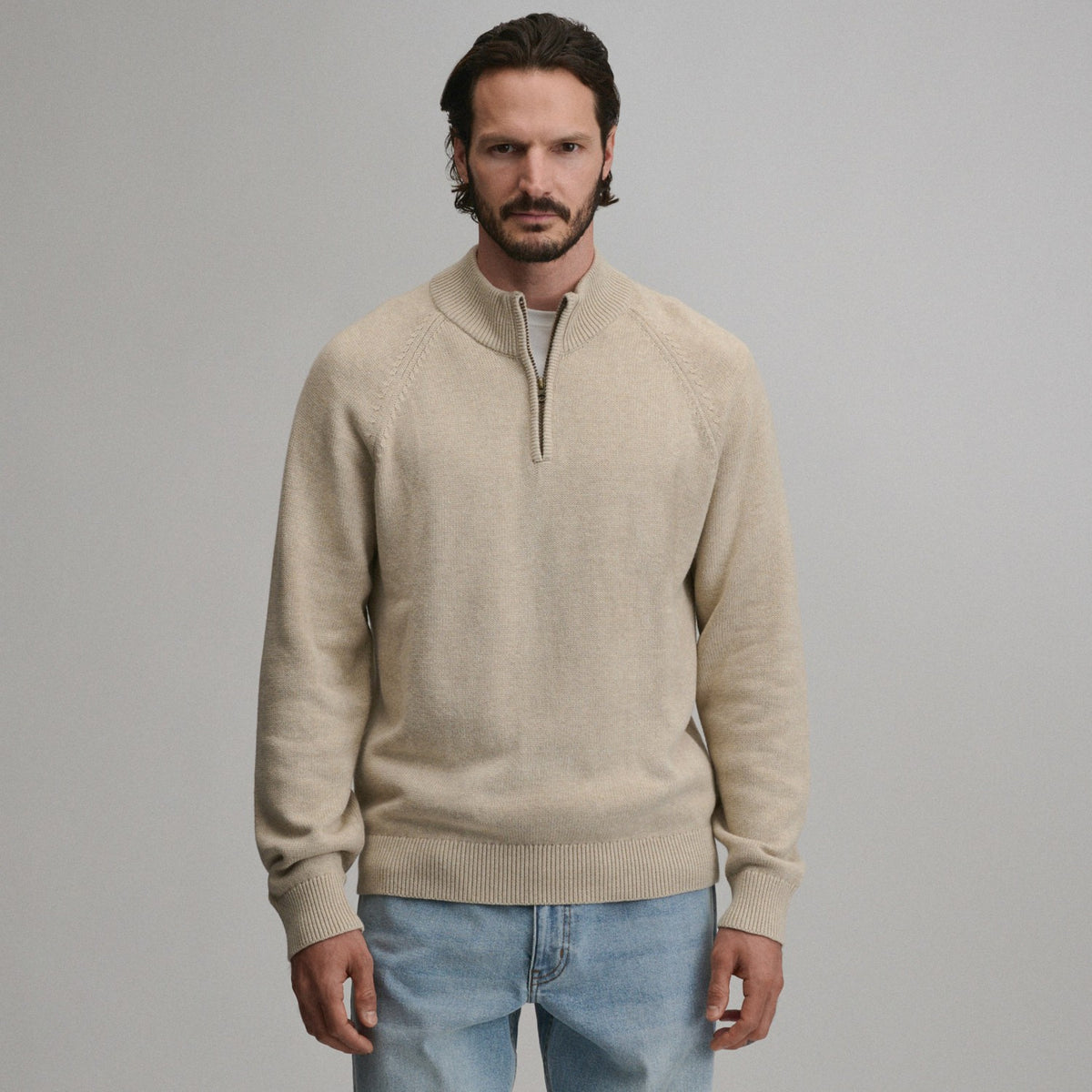 Men's Classic Quarter-Zip Sweater | Eddie Bauer