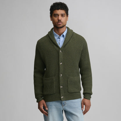 Men's Fletcher Bay Shawl Collar Cardigan Sweater | Eddie Bauer