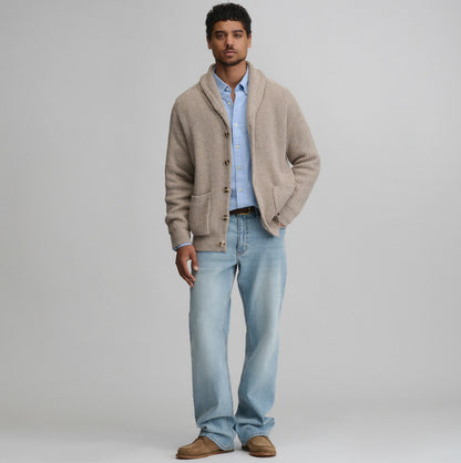Men's Fletcher Bay Shawl Collar Cardigan Sweater | Eddie Bauer
