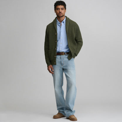 Men's Fletcher Bay Shawl Collar Cardigan Sweater | Eddie Bauer