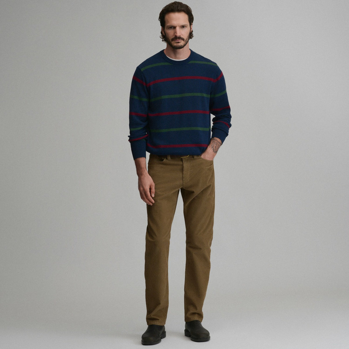 Men's Classic Crew Stripe Sweater | Eddie Bauer