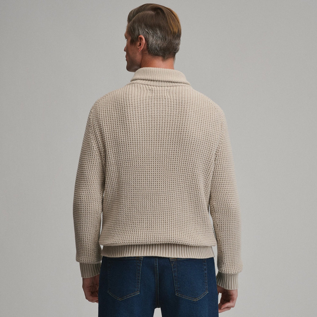 Men's Holiday Festive Shawl-Neck Sweater | Eddie Bauer