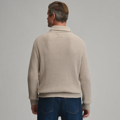 Men's Holiday Festive Shawl-Neck Sweater | Eddie Bauer