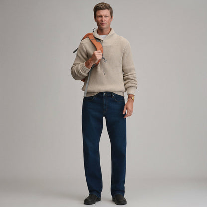 Men's Holiday Festive Shawl-Neck Sweater | Eddie Bauer