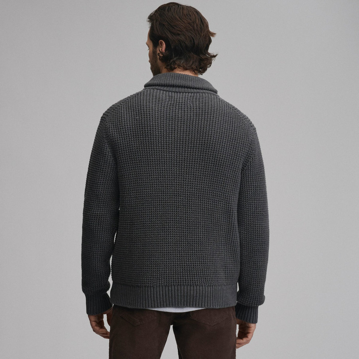 Men's Holiday Festive Shawl-Neck Sweater | Eddie Bauer