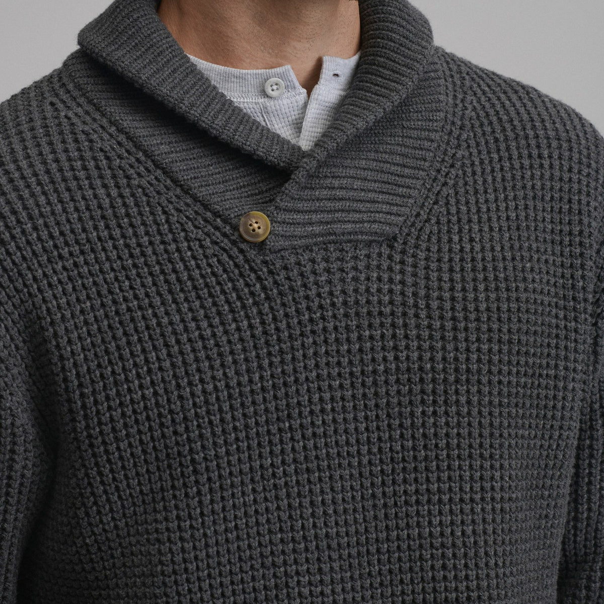 Men's Holiday Festive Shawl-Neck Sweater | Eddie Bauer