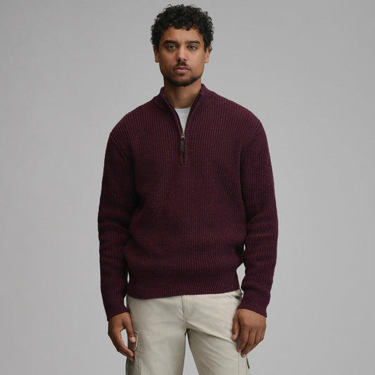 Men's Fletcher Bay Quarter-Zip Sweater | Eddie Bauer