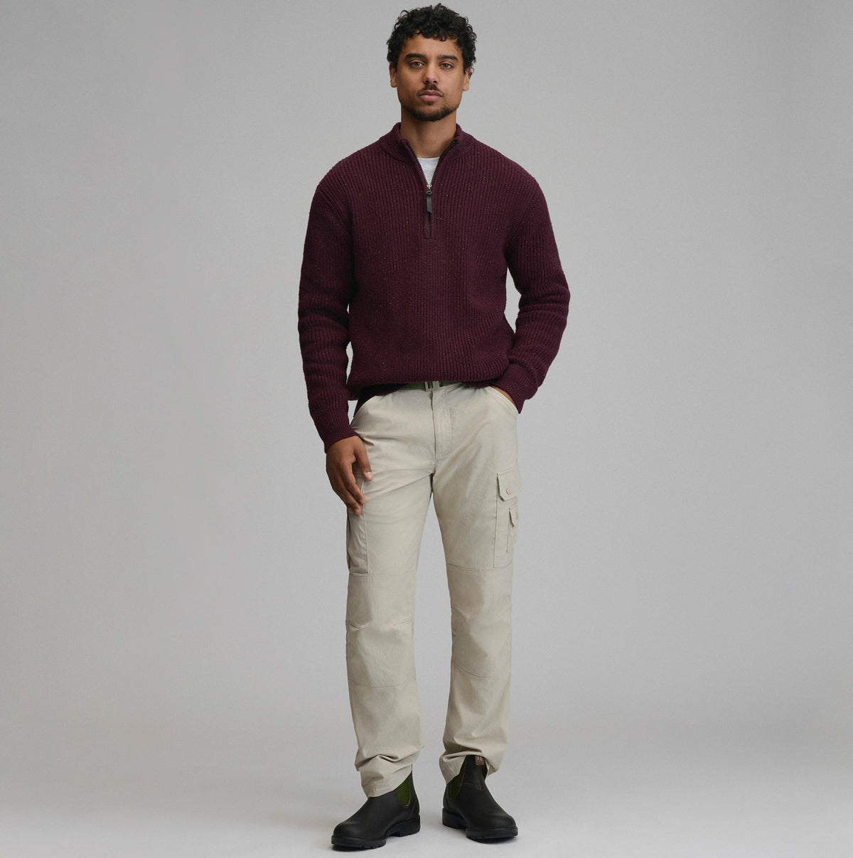 Men's Fletcher Bay Quarter-Zip Sweater | Eddie Bauer