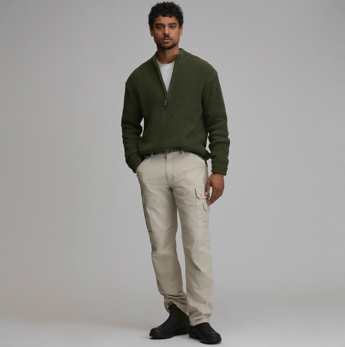 Men's Fletcher Bay Quarter-Zip Sweater | Eddie Bauer