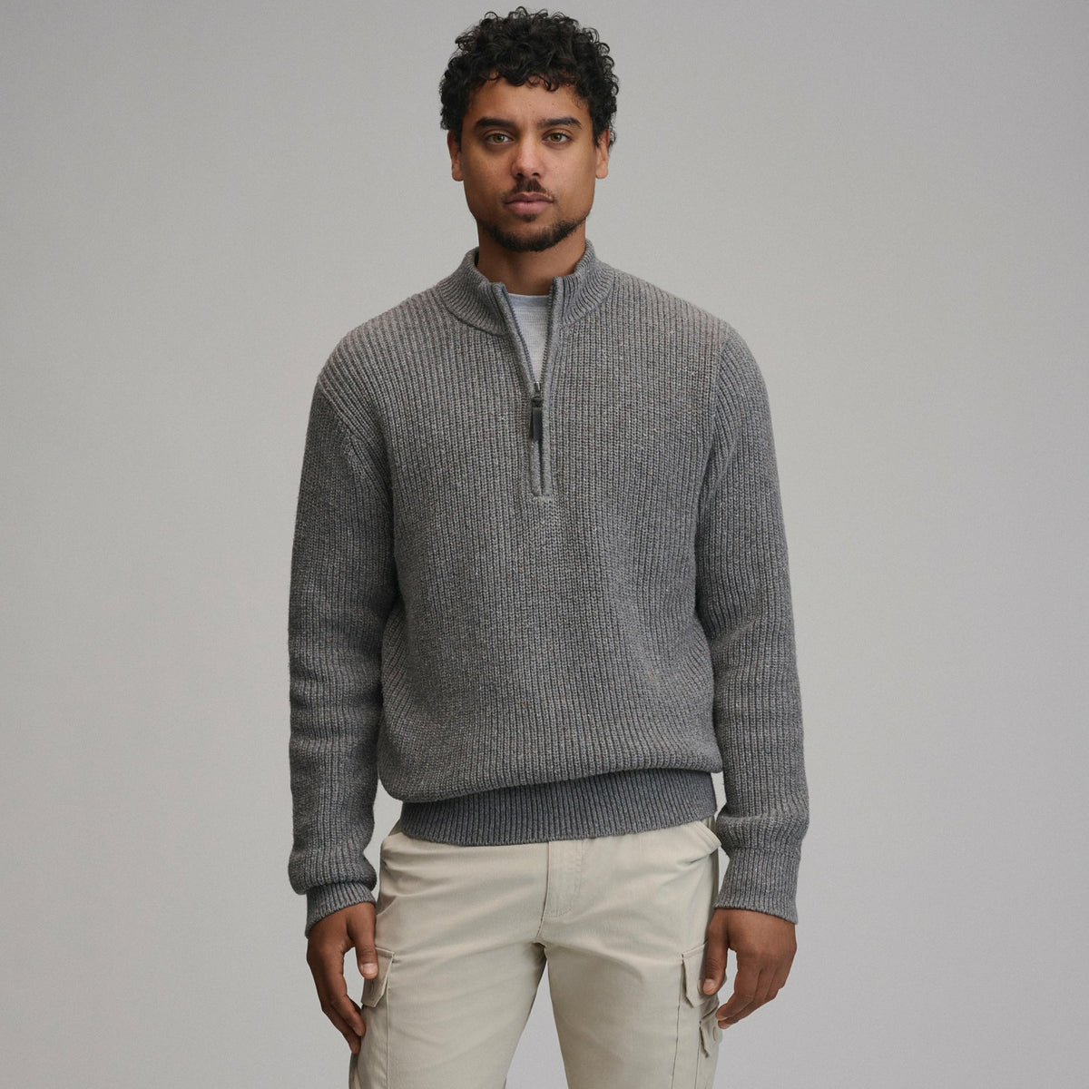 Men's Fletcher Bay Quarter-Zip Sweater | Eddie Bauer