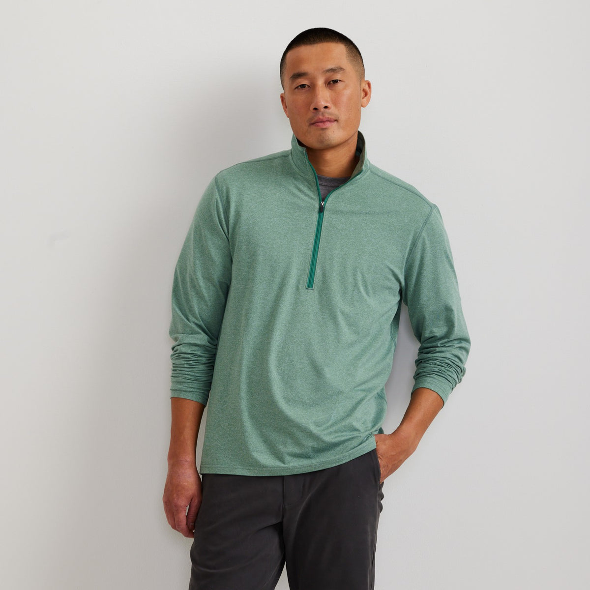 Men's LS Men'sn Trek Hz Mock | Eddie Bauer