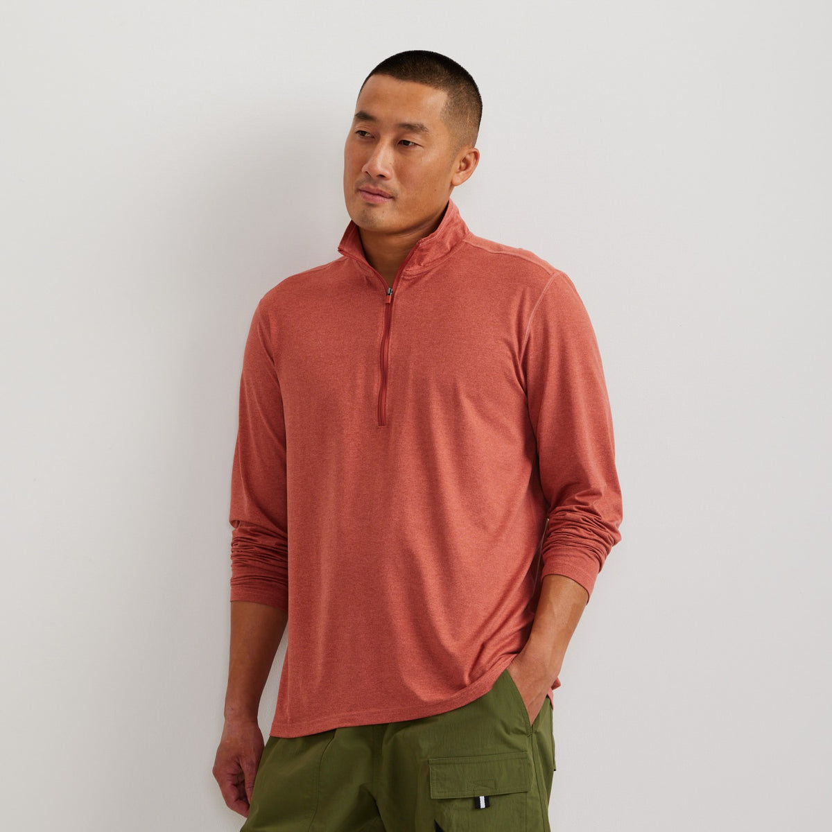 Men's LS Men'sn Trek Hz Mock | Eddie Bauer