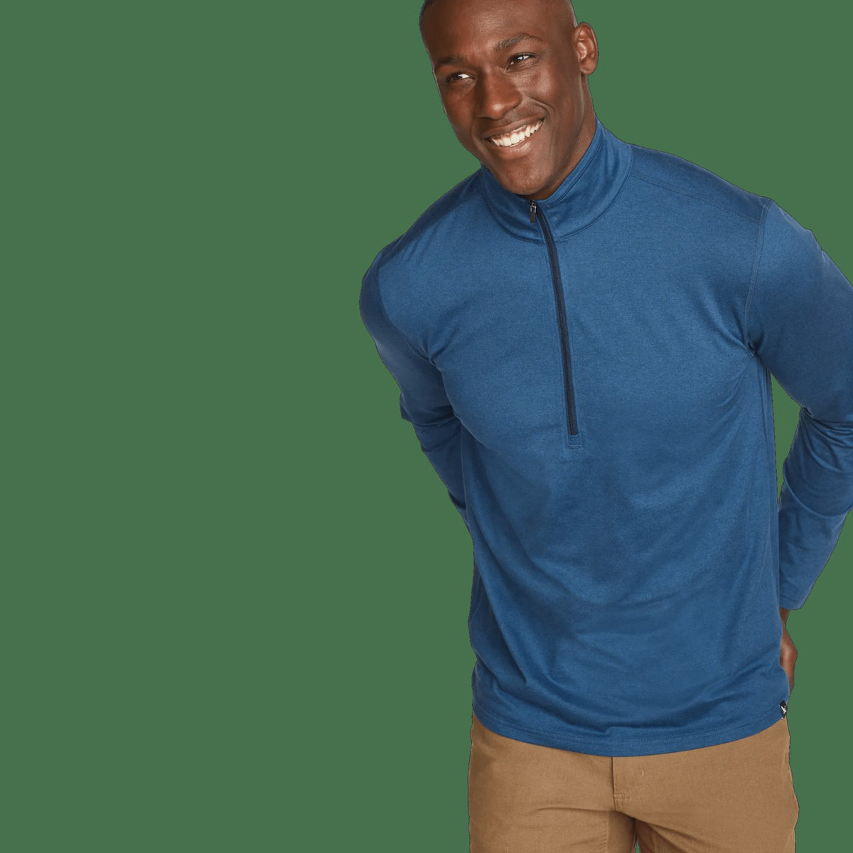 Men's LS Men'sn Trek Hz Mock | Eddie Bauer