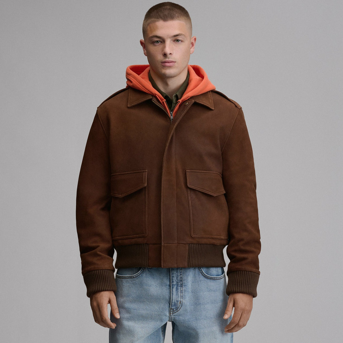 Men's Leather Bomber | Eddie Bauer