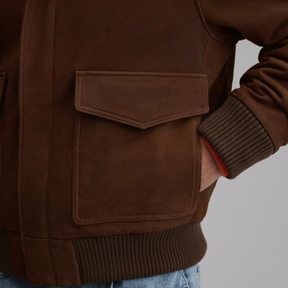 Men's Leather Bomber | Eddie Bauer