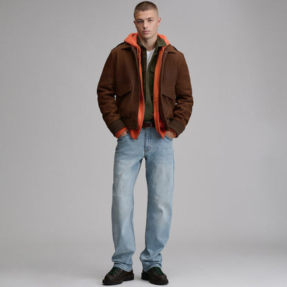 Men's Leather Bomber | Eddie Bauer