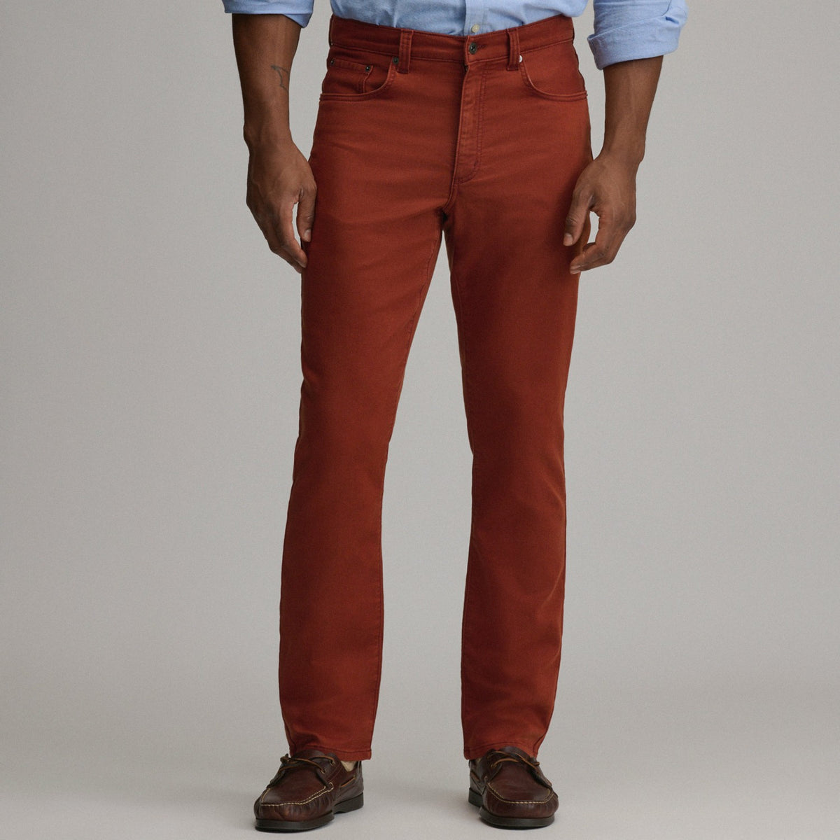 Men's Stretch Terry 5-Pocket Pants | Eddie Bauer