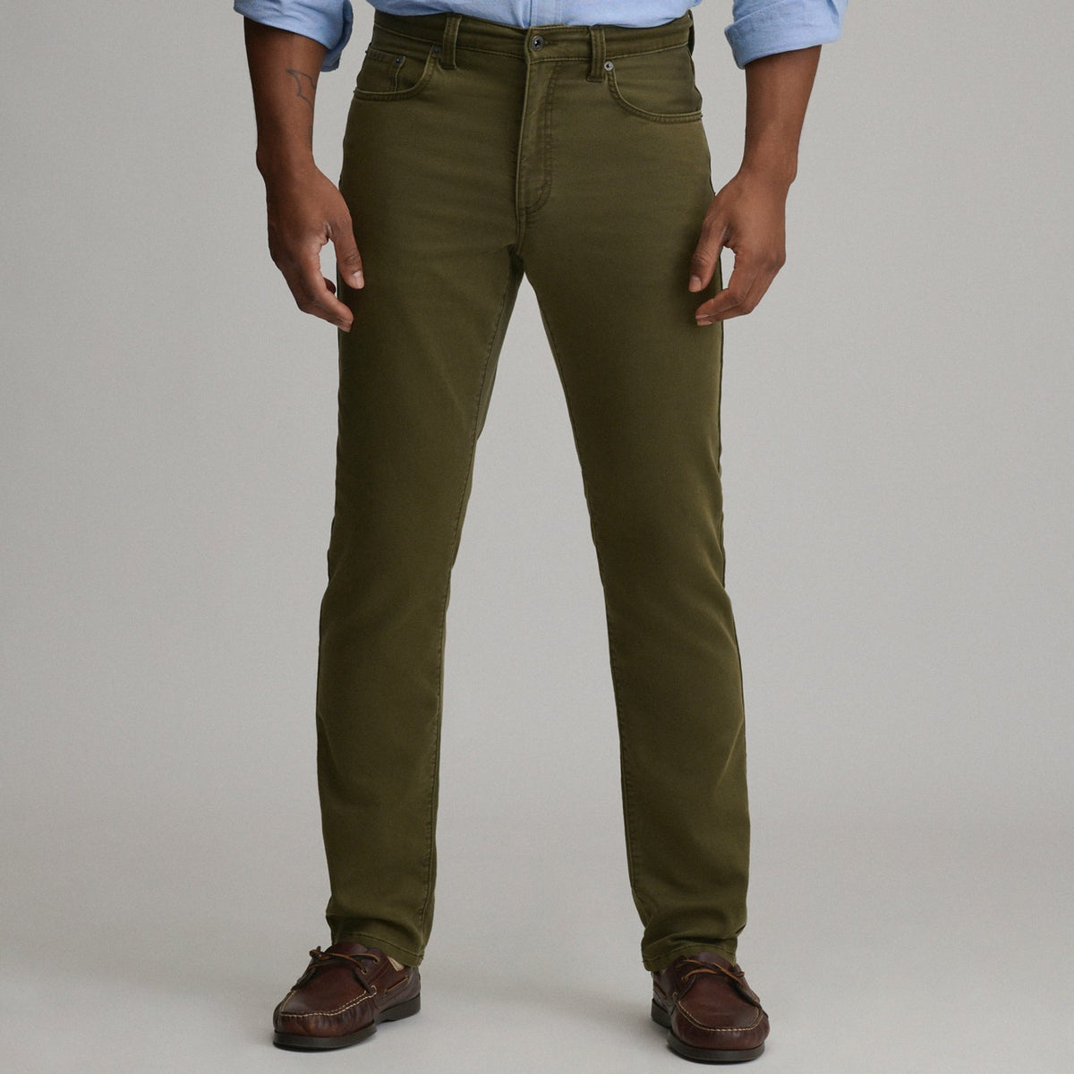 Men's Stretch Terry 5-Pocket Pants | Eddie Bauer